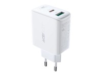 Acefast wall charger USB Type C / USB 32W, PPS, PD, QC 3.0, AFC, FCP white (A5 white) Acefast wall charger USB Type C / USB 32W, PPS, PD, QC 3.0, AFC, FCP white (A5 white)