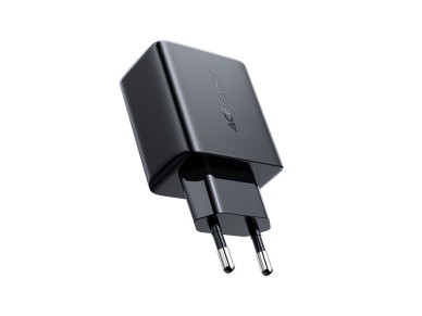 Acefast wall charger USB Type C / USB 32W, PPS, PD, QC 3.0, AFC, FCP black (A5 black)
