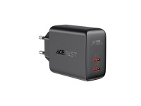 Acefast charger 2x USB Type C 40W, PPS, PD, QC 3.0, AFC, FCP black (A9 black) Acefast charger 2x USB Type C 40W, PPS, PD, QC 3.0, AFC, FCP black (A9 black)