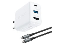 Carregador Acefast 2 em 1 GaN 65W USB Tipo C / USB, adaptador adaptador HDMI 4K @ 60Hz (conjunto com Carregador Acefast 2 em 1 GaN 65W USB Tipo C / USB, adaptador adaptador HDMI 4K @ 60Hz (conjunto com
