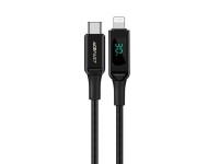 Acefast cable MFI USB Type C - Lightning 1.2m, 30W, 3A black (C6-01 Black)