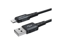Acefast MFI USB - Lightning cable 1.8m, 2.4A black (C4-02 A Black) Acefast MFI USB - Lightning cable 1.8m, 2.4A black (C4-02 A Black)