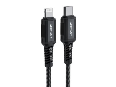 Acefast C4-01 Lightning - USB-C PD cable 30W 3A 480Mb/s 1.8m - black