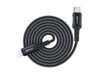 Acefast C4-01 Lightning - USB-C PD cable 30W 3A 480Mb/s 1.8m - black