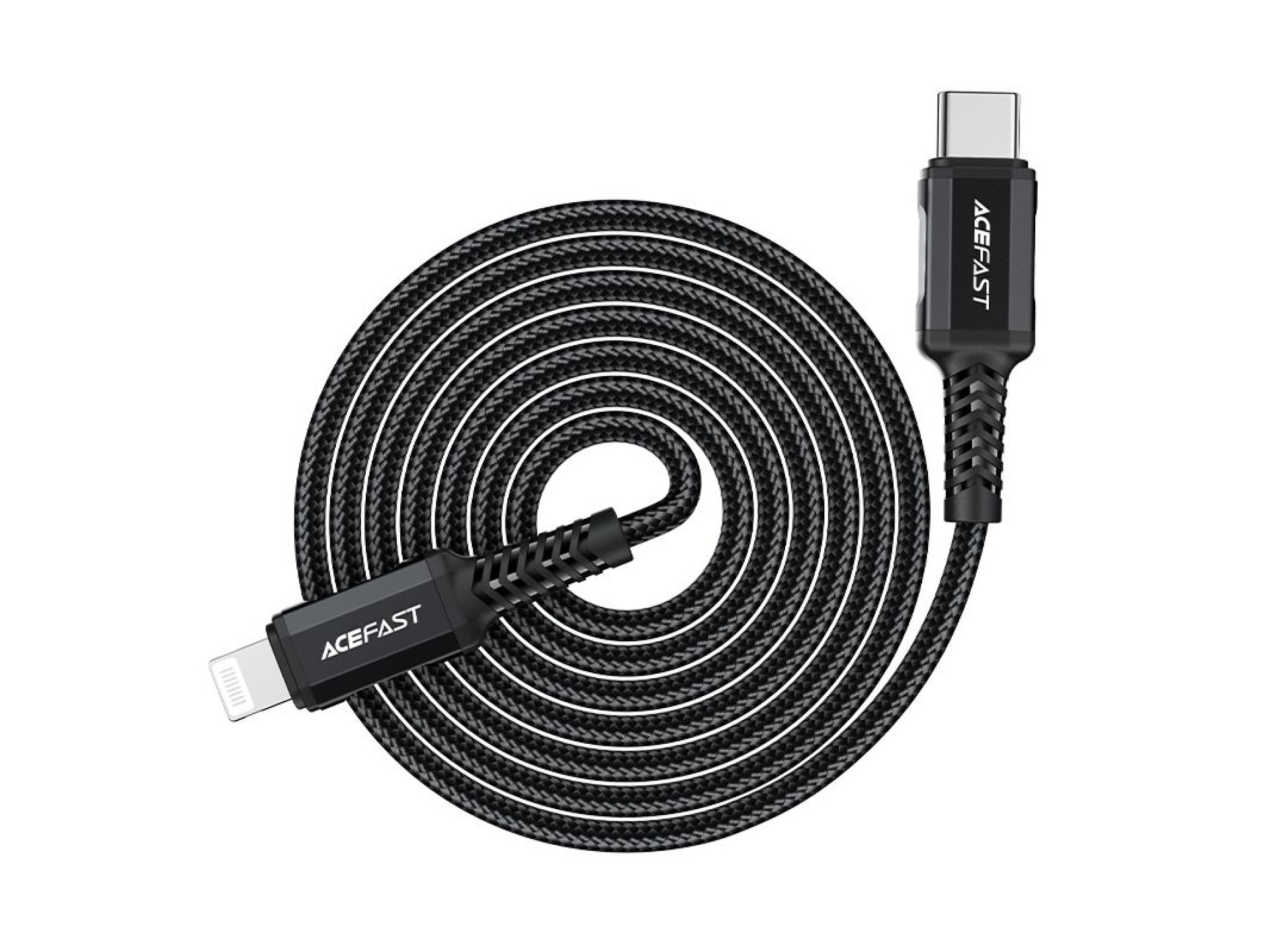 Acefast C4-01 Lightning - USB-C PD cable 30W 3A 480Mb/s 1.8m - black