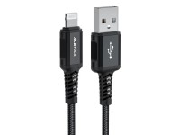 Acefast MFI USB - Lightning cable 1.8m, 2.4A black (C4-02 A Black)