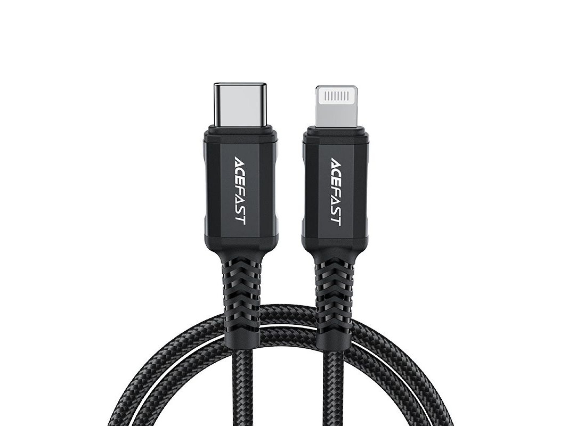 Acefast C4-01 Lightning - USB-C PD cable 30W 3A 480Mb/s 1.8m - black