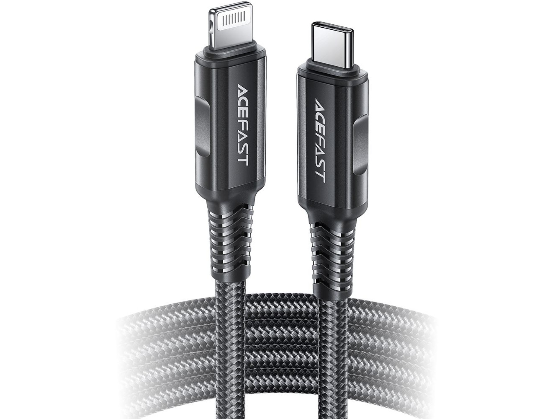 Acefast C4-01 Lightning - USB-C PD cable 30W 3A 480Mb/s 1.8m - black