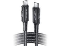 Acefast C4-01 Lightning - USB-C PD cable 30W 3A 480Mb/s 1.8m - black