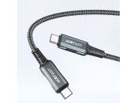 Acefast 2in1 charger GaN 65W USB Type C / USB, adapter HDMI adapter 4K 60Hz (set with cable) black ( Acefast 2in1 charger GaN 65W USB Type C / USB, adapter HDMI adapter 4K 60Hz (set with cable) black (