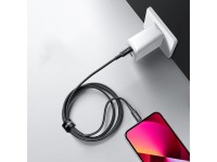 Acefast C4-01 Lightning - USB-C PD cable 30W 3A 480Mb/s 1.8m - black
