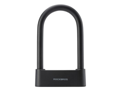 Rockbros 32210818001 SMART Bicycle Lock with Fingerprint Reader and Bluetooth Connectivity - Black Rockbros 32210818001 SMART Bicycle Lock with Fingerprint Reader and Bluetooth Connectivity - Black