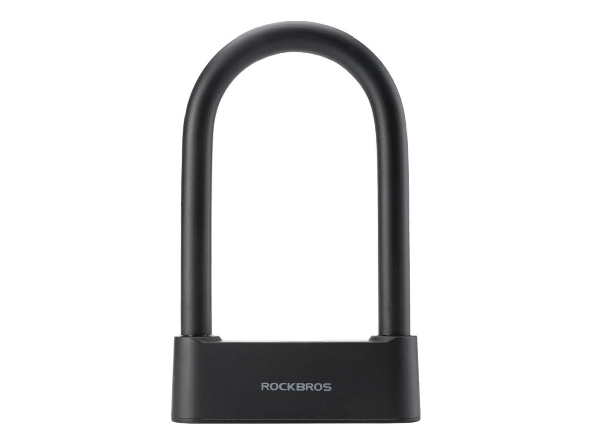 Rockbros 32210818001 SMART Bicycle Lock with Fingerprint Reader and Bluetooth Connectivity - Black