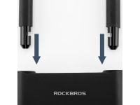 Rockbros 32210818001 SMART Bicycle Lock with Fingerprint Reader and Bluetooth Connectivity - Black Rockbros 32210818001 SMART Bicycle Lock with Fingerprint Reader and Bluetooth Connectivity - Black
