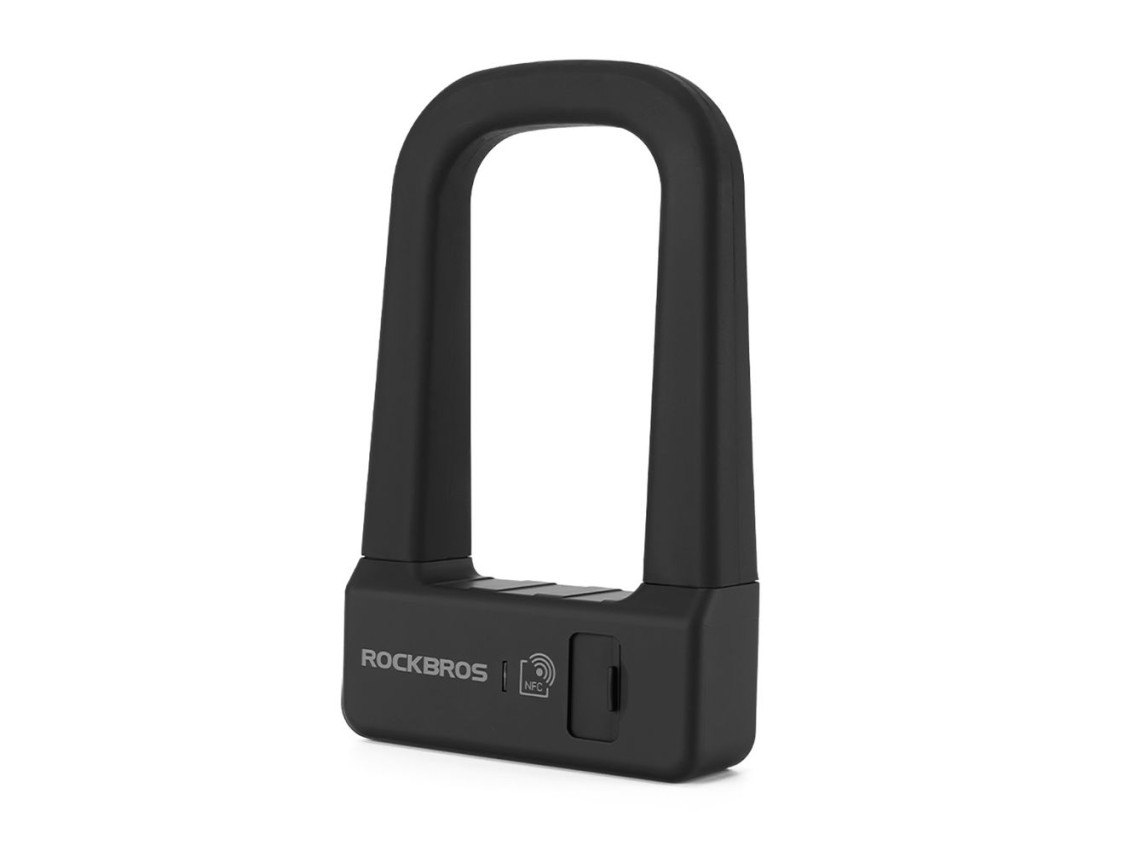Rockbros RBNS1 SMART Bike Lock with NFC Reader - Black