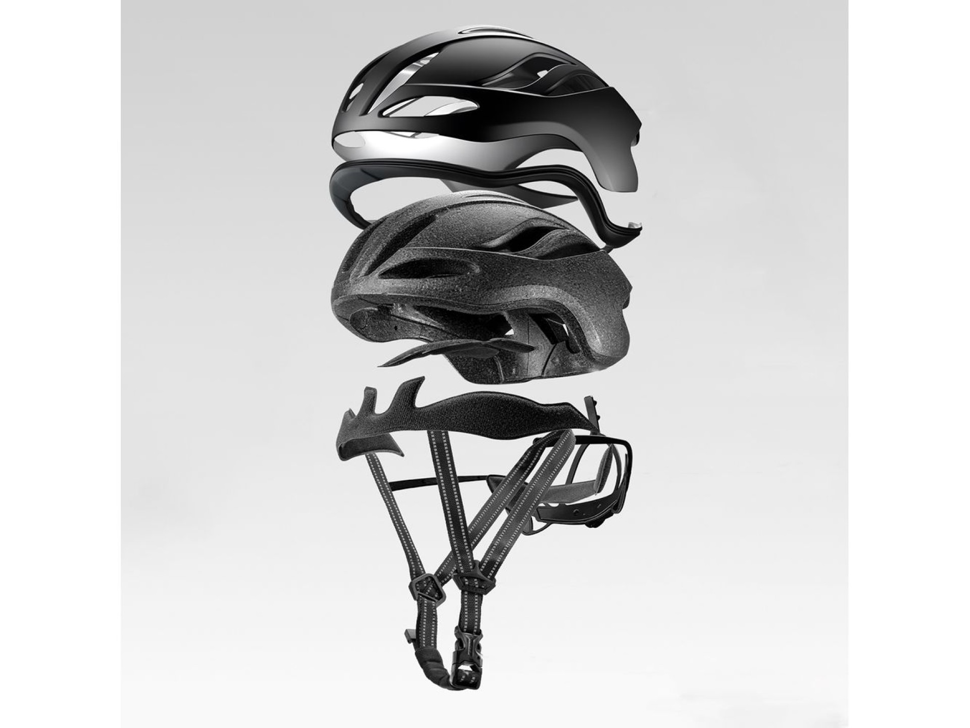 Rockbros TS-42 lightweight bicycle helmet 58-62 cm - titanium