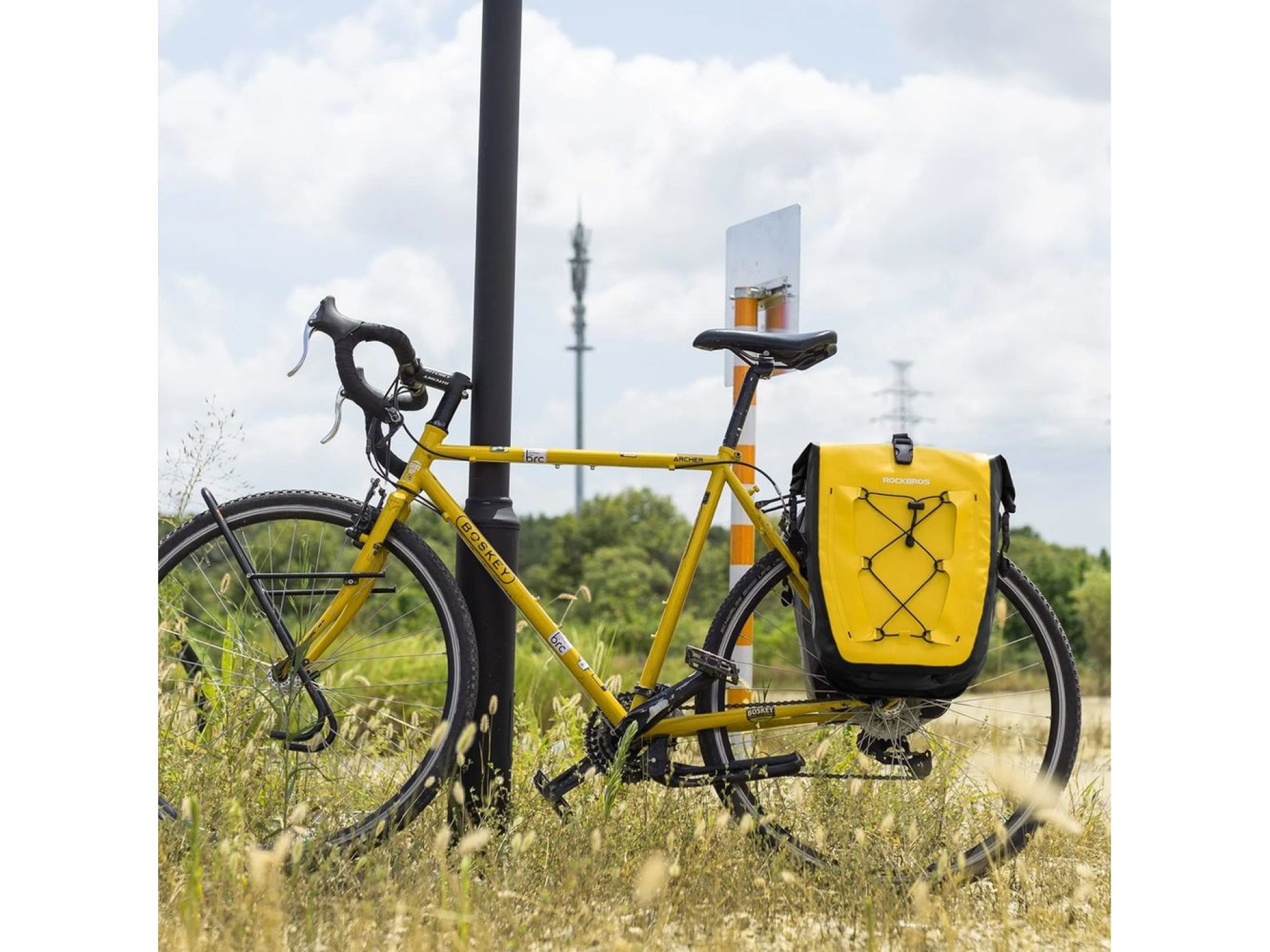 Rockbros 30140022005 Waterproof Bicycle Pannier 25-32L - Yellow