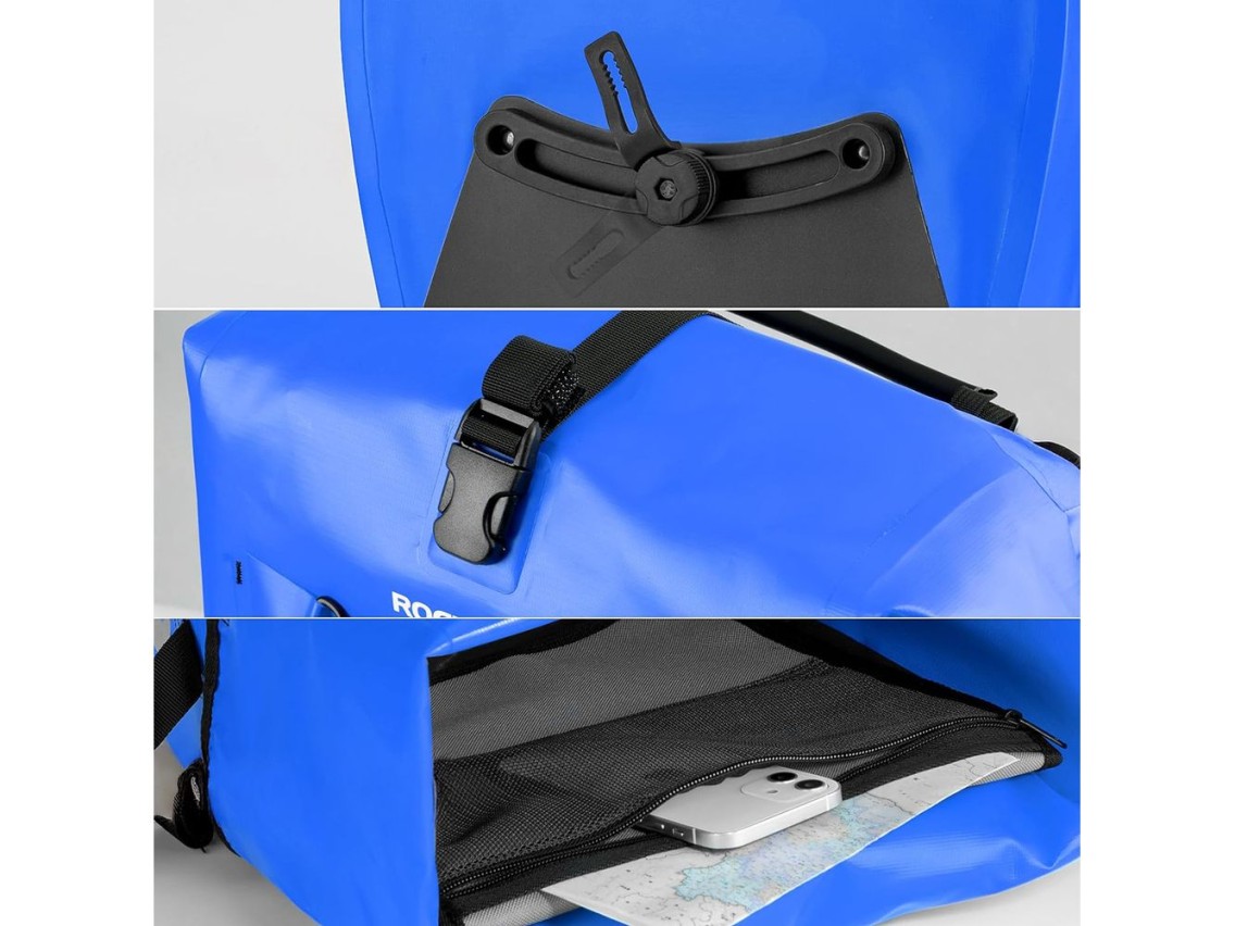 Rockbros 30140022004 Waterproof Bicycle Bag 25-32L - Blue