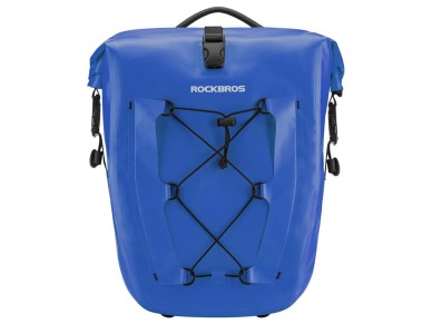Bolsa impermeable para bicicleta Rockbros 30140022004 de 25-32 L - Azul