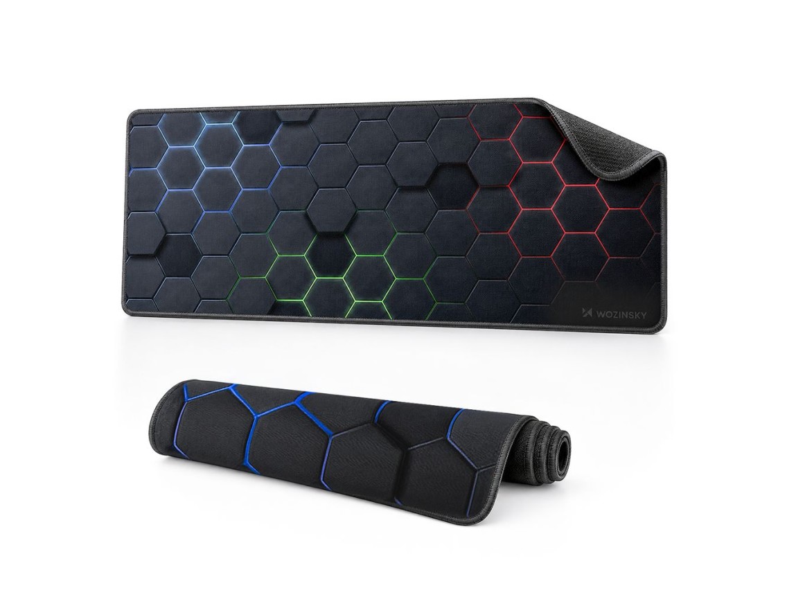 Wozinsky WPD-B800 Gaming Desk Pad 800x300mm Waterproof with Pattern - Black