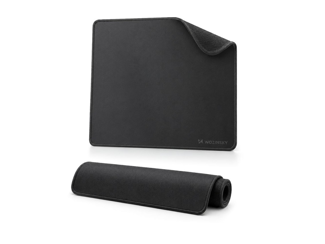 Alfombrilla para escritorio gaming Wozinsky WPD-B350 de 350x250 mm, resistente al agua - Negra