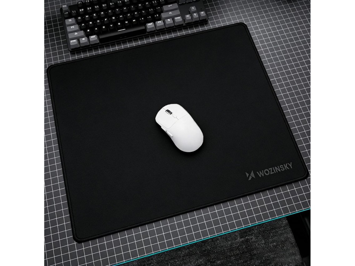 Alfombrilla para escritorio gaming Wozinsky WPD-B350 de 350x250 mm, resistente al agua - Negra