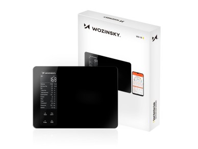 Wozinsky WIK-16 Smart Kitchen Scale with Digital Display, Bluetooth App - Black