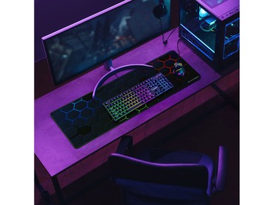 Wozinsky WPD-B800 Gaming Desk Pad 800x300mm Waterproof with Pattern - Black