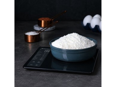 Wozinsky WIK-16 Smart Kitchen Scale with Digital Display, Bluetooth App - Black