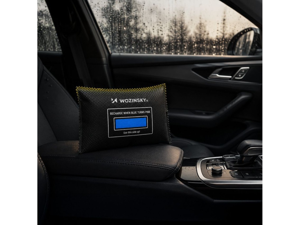 Absorbente de humedad y olores para coche Wozinsky WSP-300, 300 g - Negro