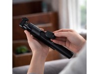 Wozinsky Selfie stick WC1Y30S telescopic tripod 1.3m with phone holder - black