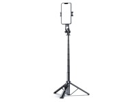 Wozinsky Selfie stick WC1Y30S telescopic tripod 1.3m with phone holder - black