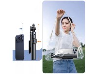 Wozinsky Selfie stick WC1Y30S telescopic tripod 1.3m with phone holder - black