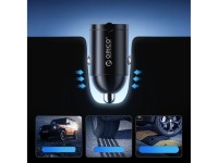 Orico MiniRing 30W USB-A + USB-C Car Charger - Black Orico MiniRing 30W USB-A + USB-C Car Charger - Black