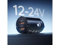 Cargador de coche Orico MiniRing de 30 W con 2 puertos USB-C - Negro Cargador de coche Orico MiniRing de 30 W con 2 puertos USB-C - Negro