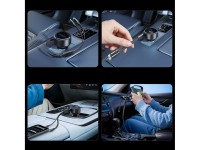 Orico Dual Stretch 60W USB-C Car Charger with Two Retractable USB-C + Lightning Cables - Black Orico Dual Stretch 60W USB-C Car Charger with Two Retractable USB-C + Lightning Cables - Black