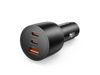 Carregador veicular Orico PowerLink 165W USB-A + 2x USB-C - Preto
