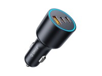 Cargador de coche Orico HyperDrive de 165 W con puertos USB-A y 2 puertos USB-C - Negro