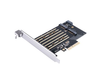 Placa de Expans�o Orico PDM2 PCI-E 3.0 x4 para Unidades M.2 NVMe e SATA - Preta