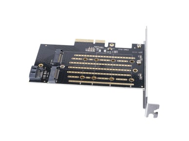 Placa de Expans�o Orico PDM2 PCI-E 3.0 x4 para Unidades M.2 NVMe e SATA - Preta