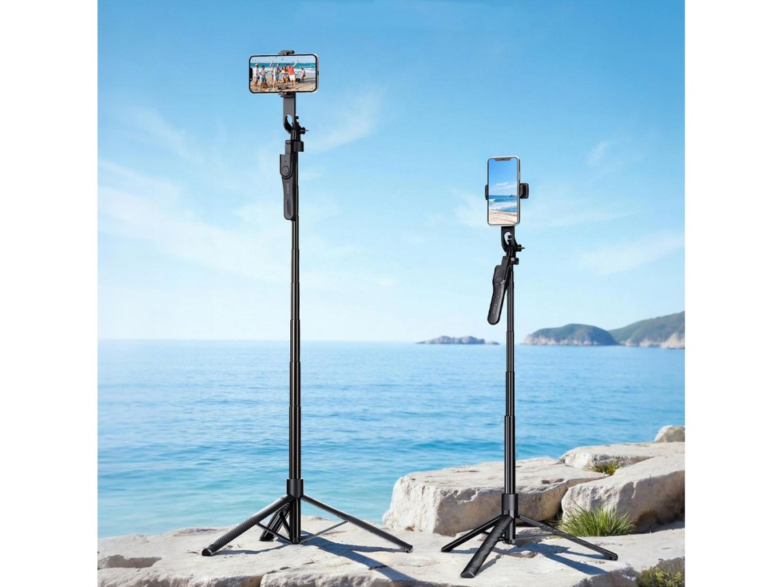 Palo selfie Orico SPM175 tr�pode de 1/4" para c�mara de tel�fono con rotaci�n de 360 ??grados Blueto