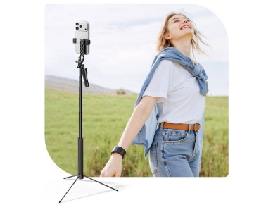Palo selfie Orico SPM170 trípode de 1/4" para teléfono y cámara Bluetooth 5.2 - negro Palo selfie Orico SPM170 trípode de 1/4" para teléfono y cámara Bluetooth 5.2 - negro