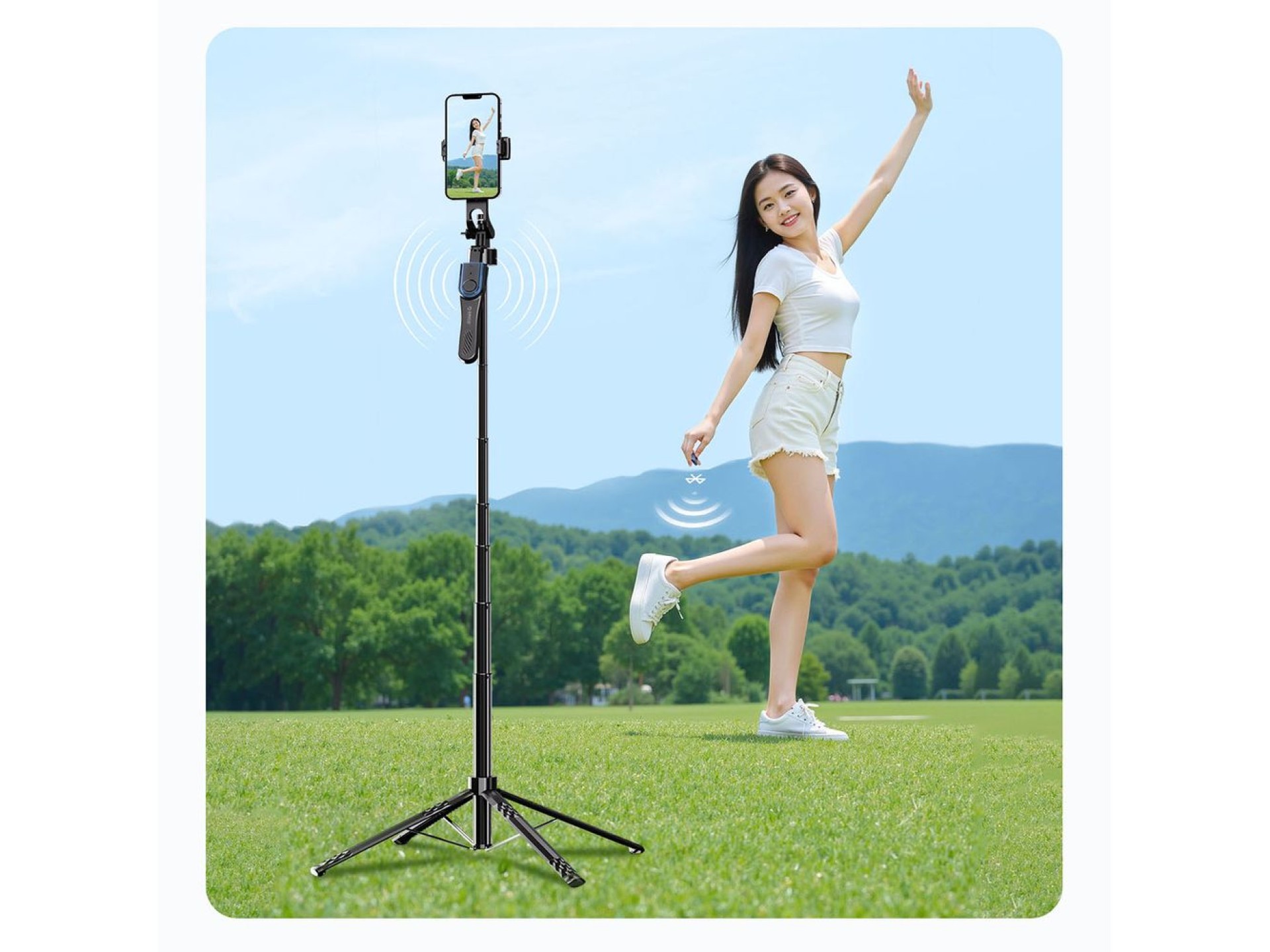 Palo selfie Orico SPN185, trípode de 1/4