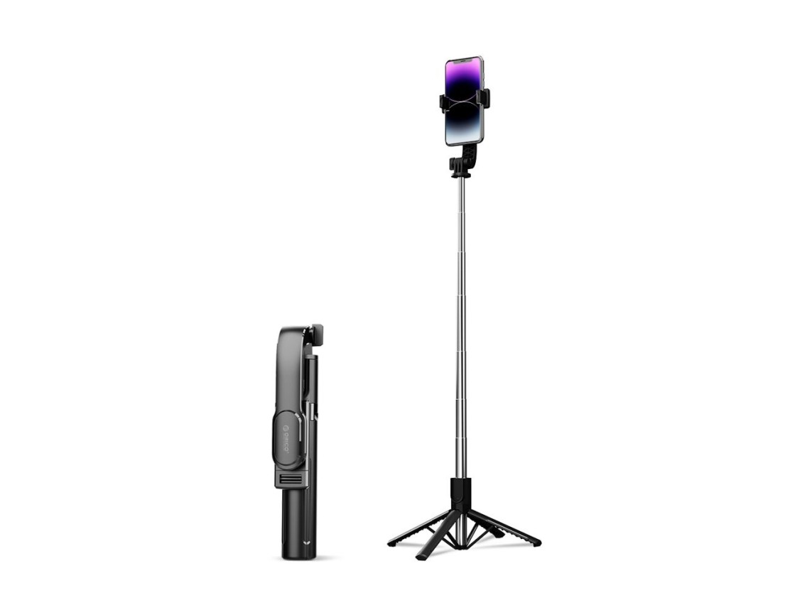 Bastão de selfie Orico SPN100 com tripé de 1/4" para câmera de celular com rotação de 360 ??graus e