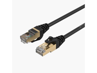 Orico PUG-C7 CAT7 10Gbps RJ45 Ethernet Network Cable Internet LAN Round 10m - Black