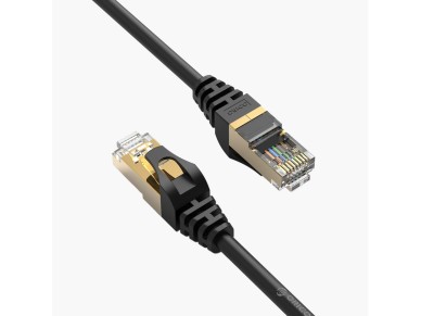 Orico PUG-C7 CAT7 10Gbps RJ45 Ethernet Network Cable Internet LAN Round 20m - Black