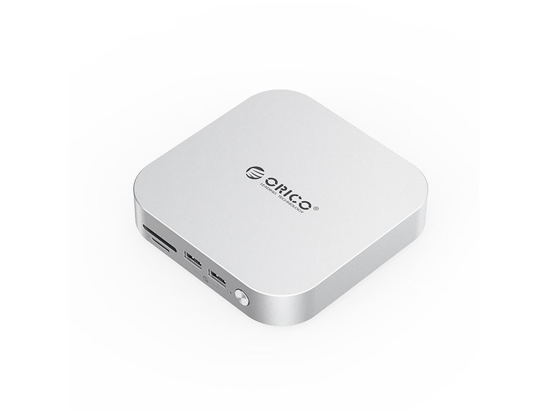 Estação de acoplamento Orico MiniLink 9 em 1 com compartimento para SSD M.2 - Prateada