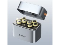 Orico EV8 AA Lithium Battery Charger with Storage Function - Silver Orico EV8 AA Lithium Battery Charger with Storage Function - Silver