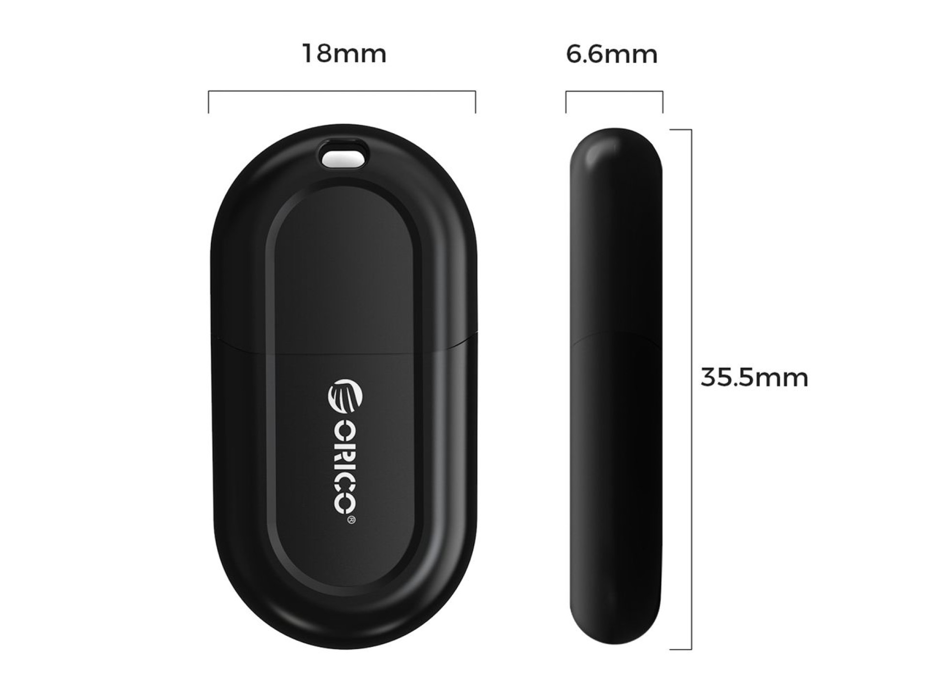 Orico BTA-53 Bluetooth 5.3 USB-A Adapter - Black