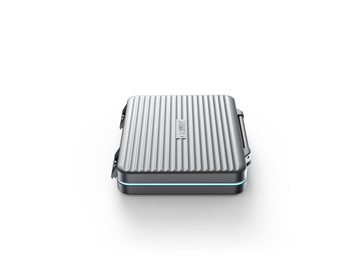 Estojo Orico PHCD para cartões de memória e mídias de dados, preto, compatível com SSDs de 2,5", HDD